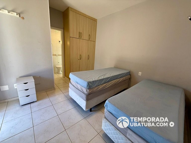 46DC - Cob Duplex fte mar 12 pessoas Praia grande