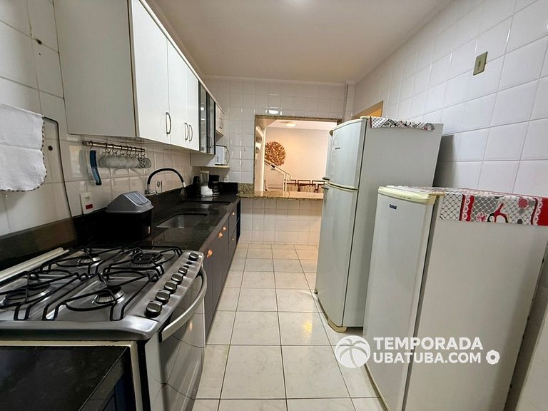 46DC - Cobertura duplex frente mar 3 dormitorios, até 12 pes