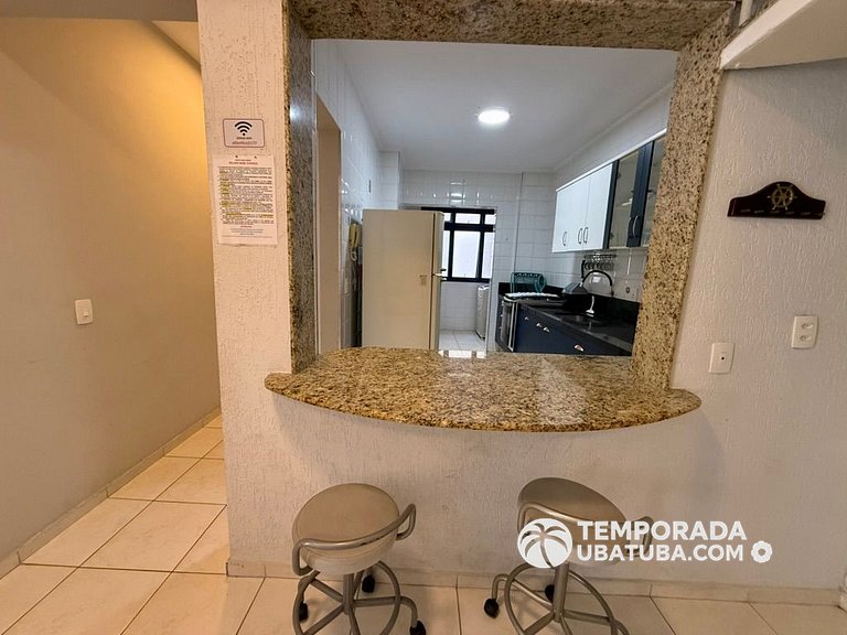 46DC - Cobertura duplex frente mar 3 dormitorios, até 12 pes