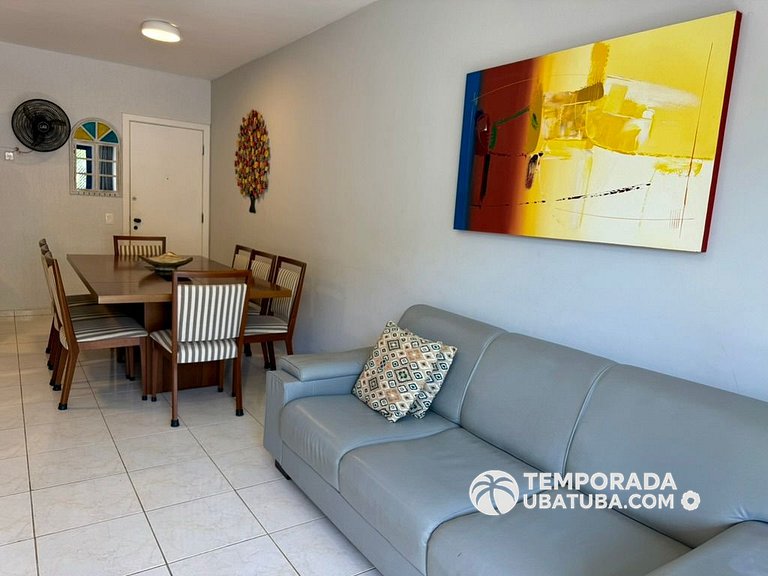 46DC - Cobertura duplex frente mar 3 dormitorios, até 12 pes
