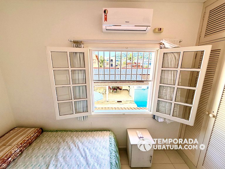 CASA6 - Linda casa c/ piscina 4 suites ha 120m da orla. Prai