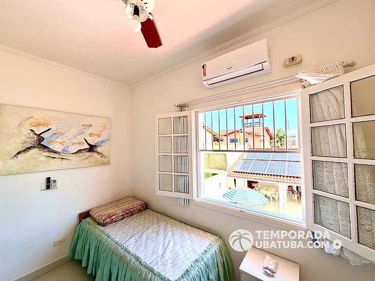 CASA6 - Linda casa c/ piscina 4 suites ha 120m da orla. Prai