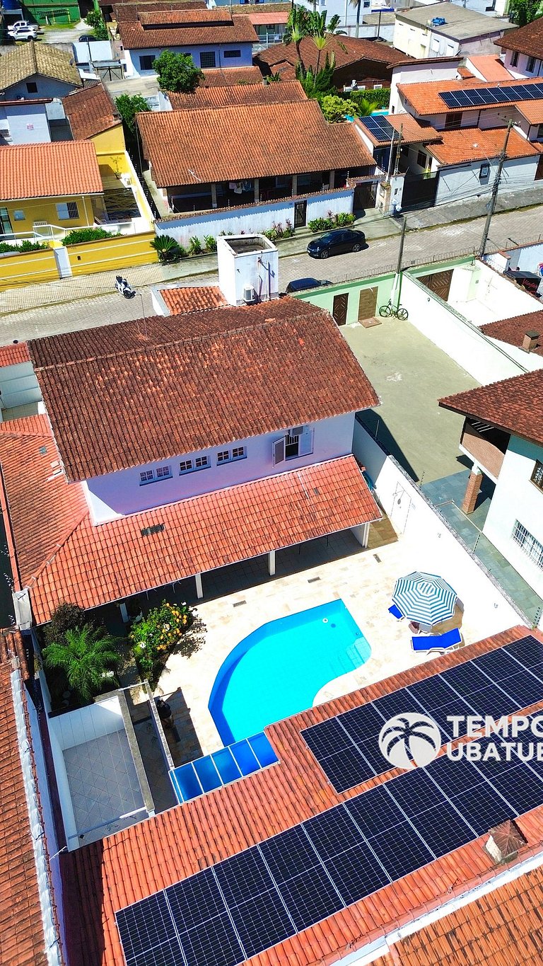 CASA6 - Linda casa c/ piscina 4 suites ha 120m da orla. Prai