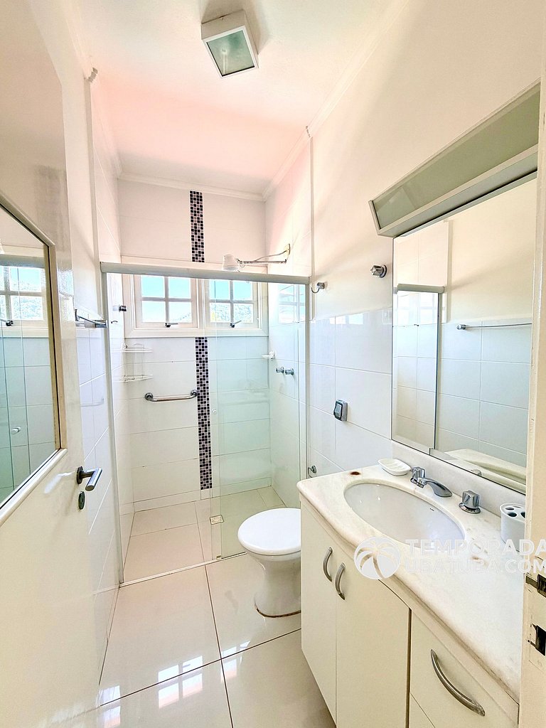 CASA6 - Linda casa c/ piscina 4 suites ha 120m da orla. Prai