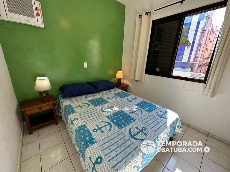 11E – Apto 2 dormitorios c/ ar condicionado e piscina semi o