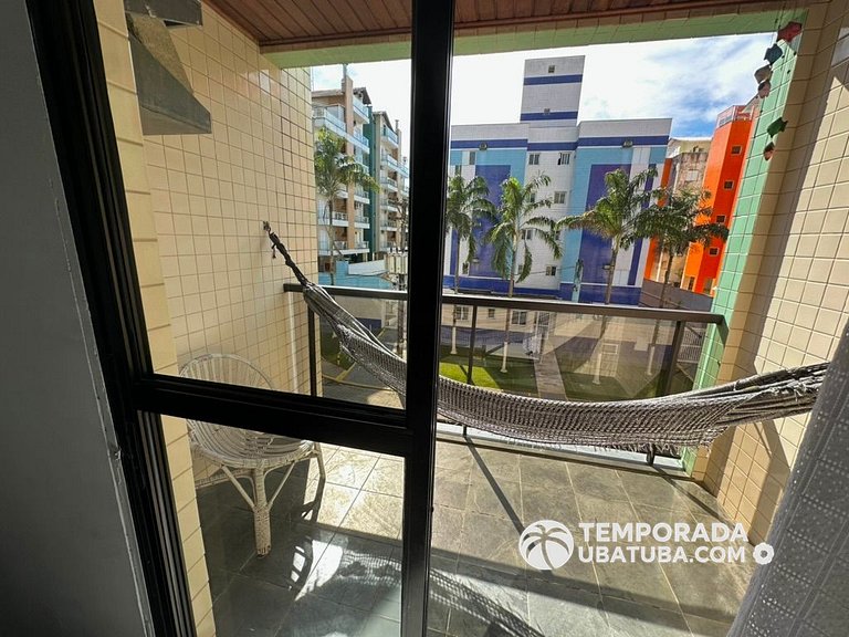 21F - Apto ha 50m do mar com piscina semi olimpica