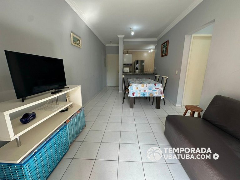 21F - Apt c/ piscina semi olimpica ha 50m da Praia