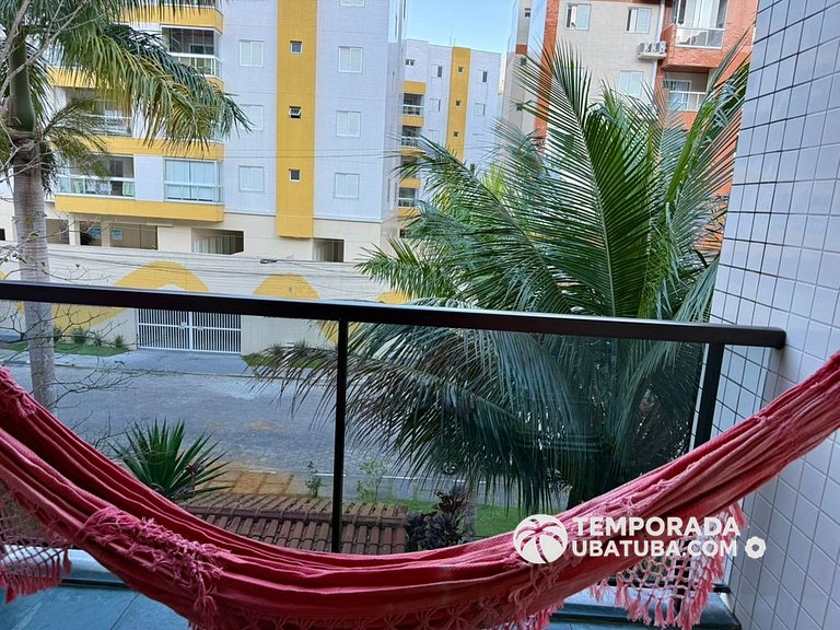 22A – Apto 2 dormitorios c/ ar condicionado e piscina semi o