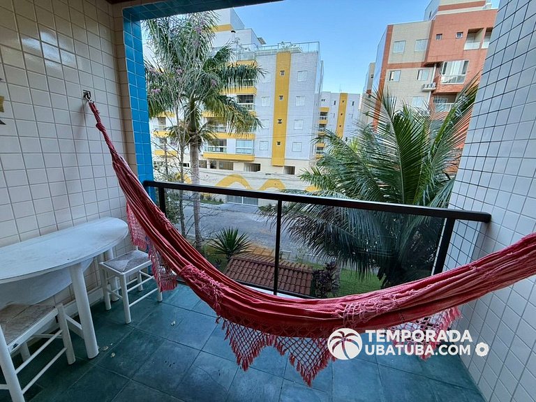 22A – Apto 2 dormitorios c/ ar condicionado e piscina semi o