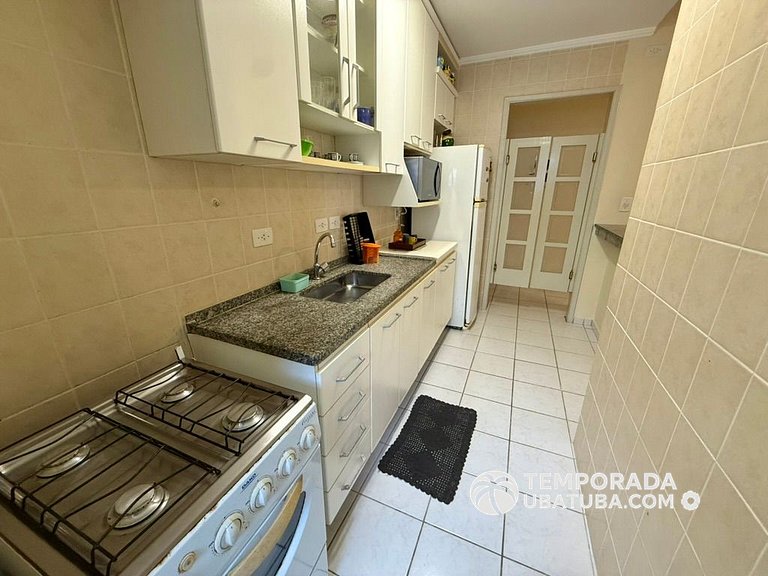 22A - Apto ha 50m do mar com piscina semi olimpica