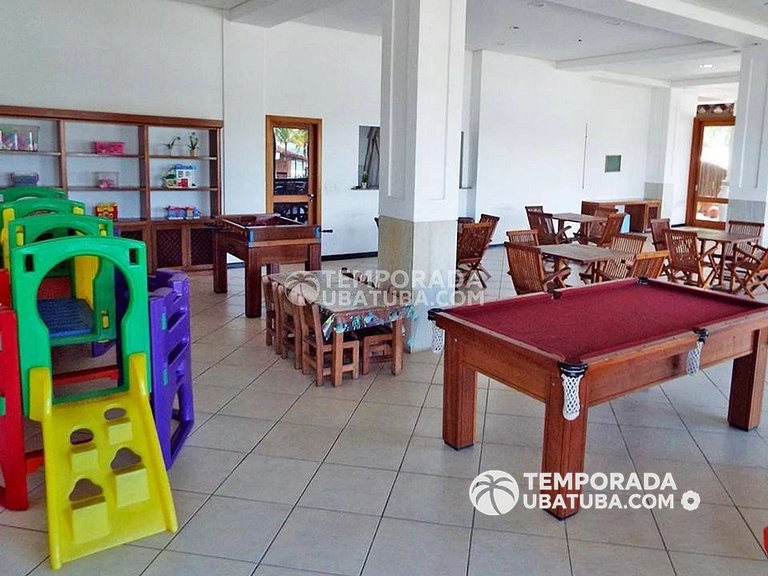 310ND Ap frente mar 3 dorm e 2 vagas - Bali Resort