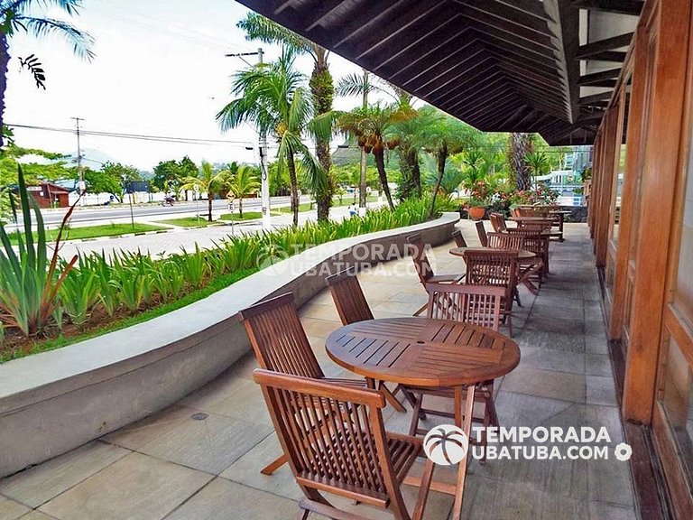 310ND Ap frente mar 3 dorm e 2 vagas - Bali Resort