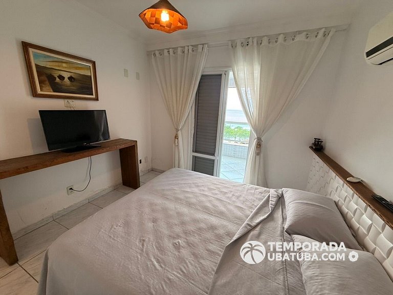 405DM – Cobertura duplex de frente para o mar c/ vista panor