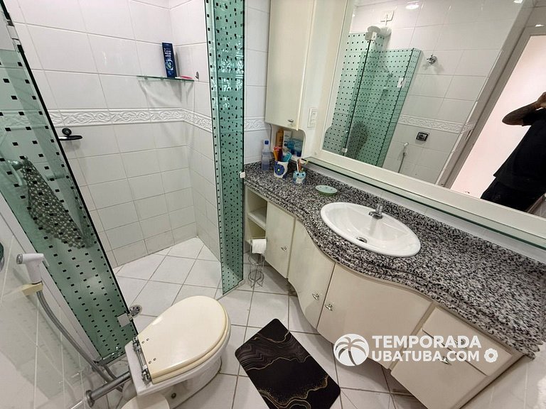 405DM – Cobertura duplex de frente para o mar c/ vista panor