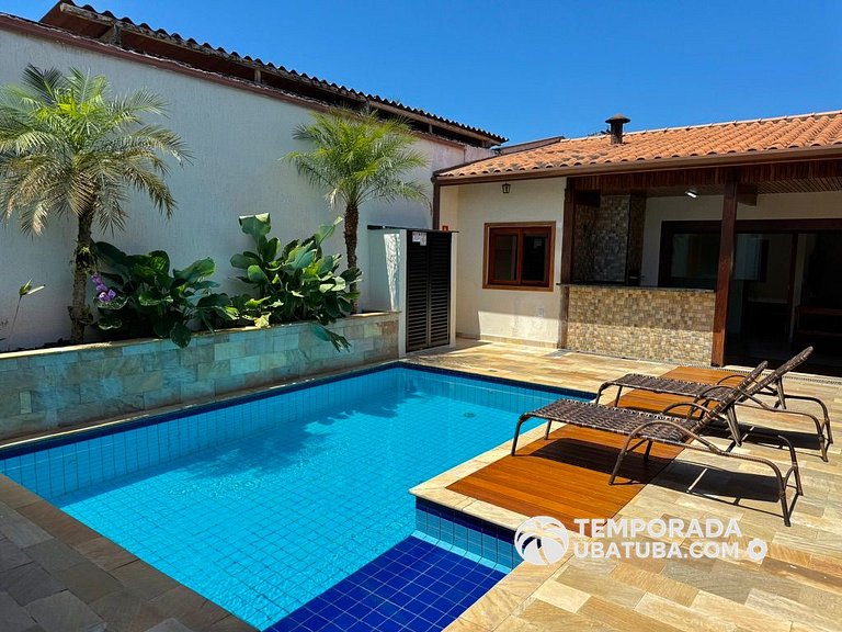 C1 - Bela casa c piscina 9 suites - Praia Grande