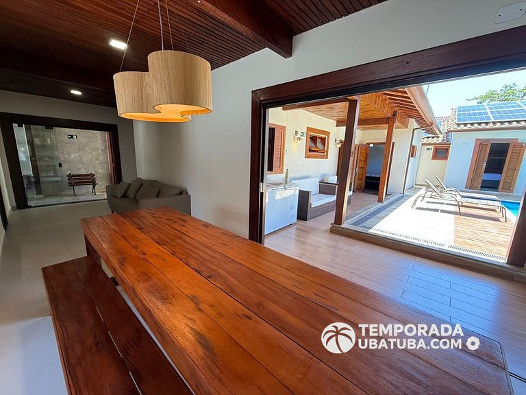 C1 - Bela casa c piscina 9 suites - Praia Grande