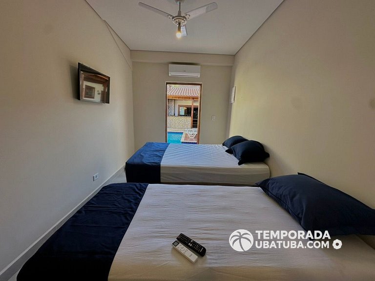C1 - Bela casa c piscina 9 suites - Praia Grande