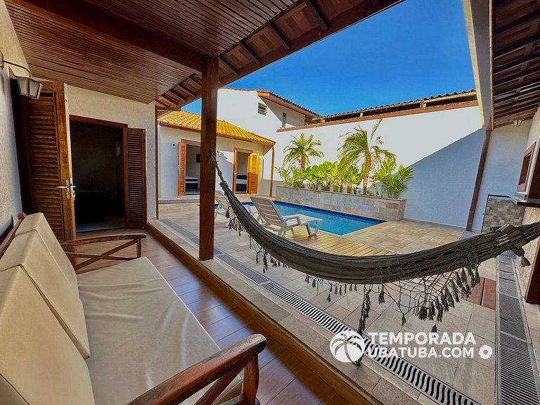 C1 - Bela casa c piscina 9 suites - Praia Grande