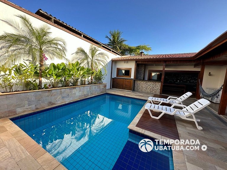 C1 - Bela casa c piscina 9 suites - Praia Grande