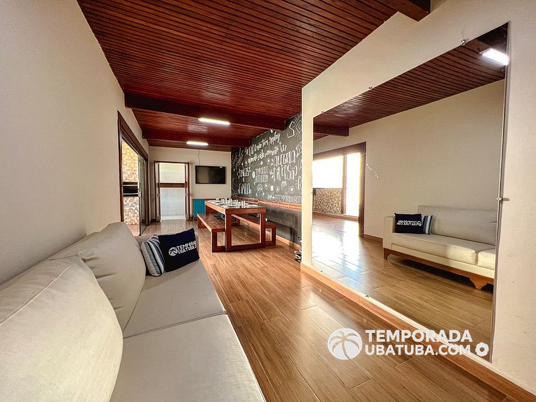 C1 - Bela casa c piscina 9 suites - Praia Grande