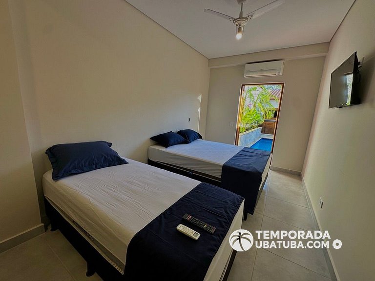 C1 - Bela casa c piscina 9 suites - Praia Grande
