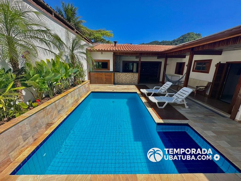 C1 - Bela casa c piscina 9 suites - Praia Grande