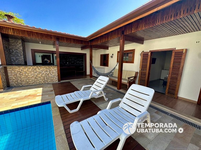 C1 - Bela casa c piscina 9 suites - Praia Grande