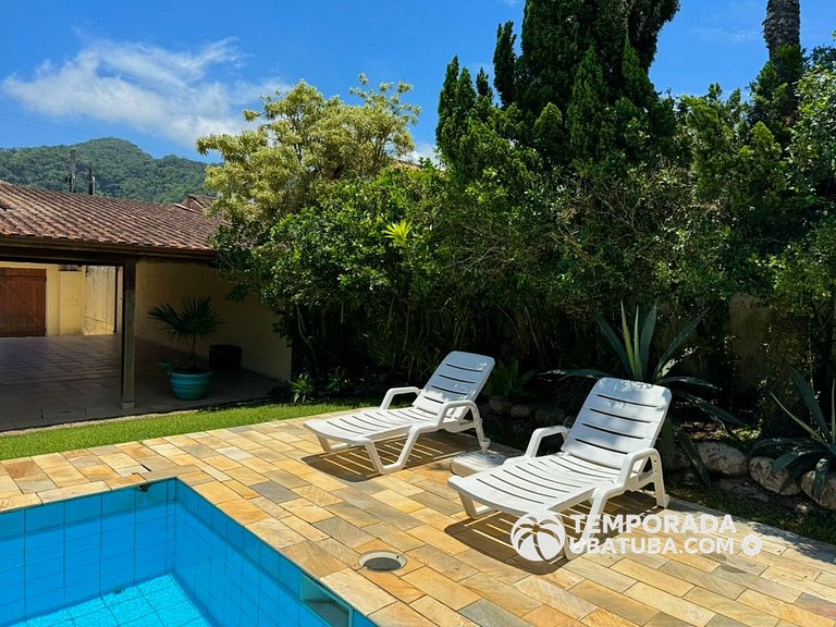 C10 - Casa de cinema 8 dorms 150m da Praia Grande