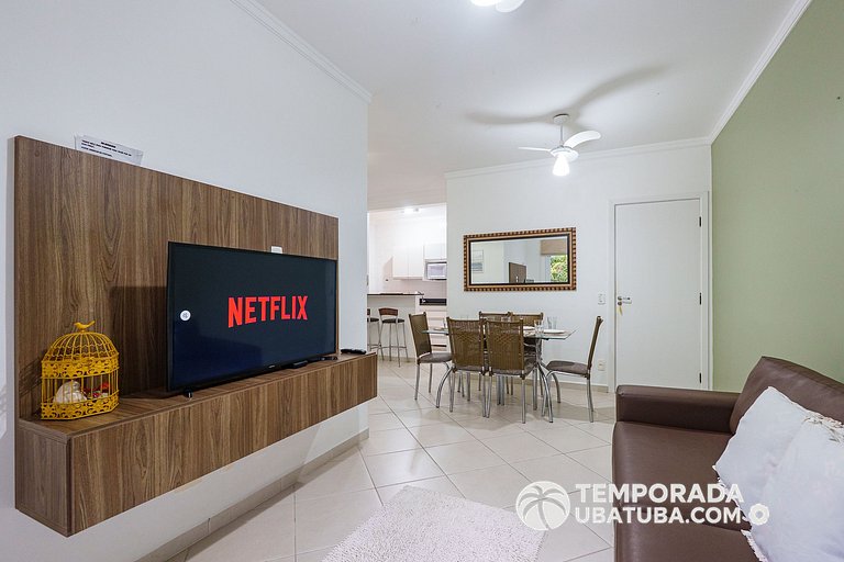 201MAR - Apto lazer completo - Temporada Ubatuba