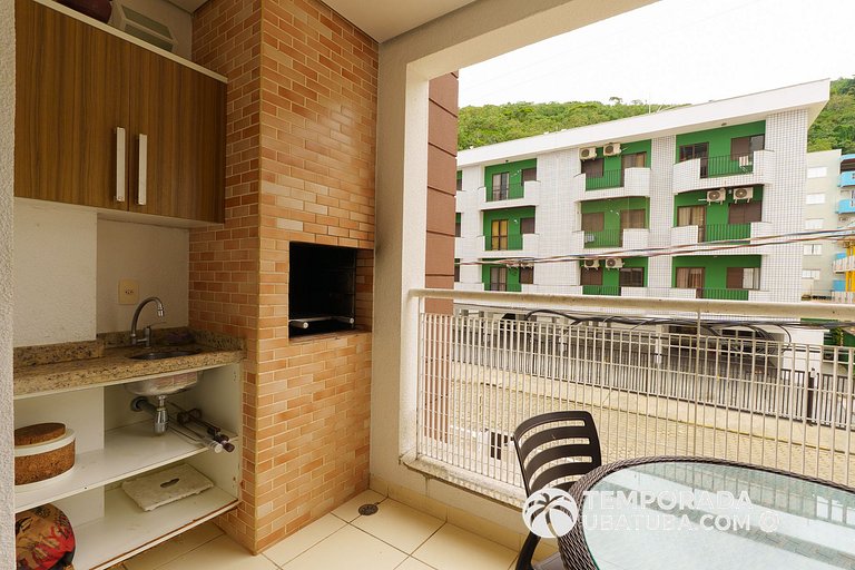 16L - Apto TOP 100m da Praia Grande 2 dorm 2 vagas