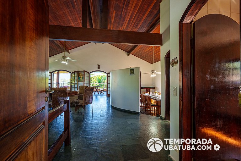 CASA5 - Belissima casa 5 suites c/ vista mar, condomínio fec