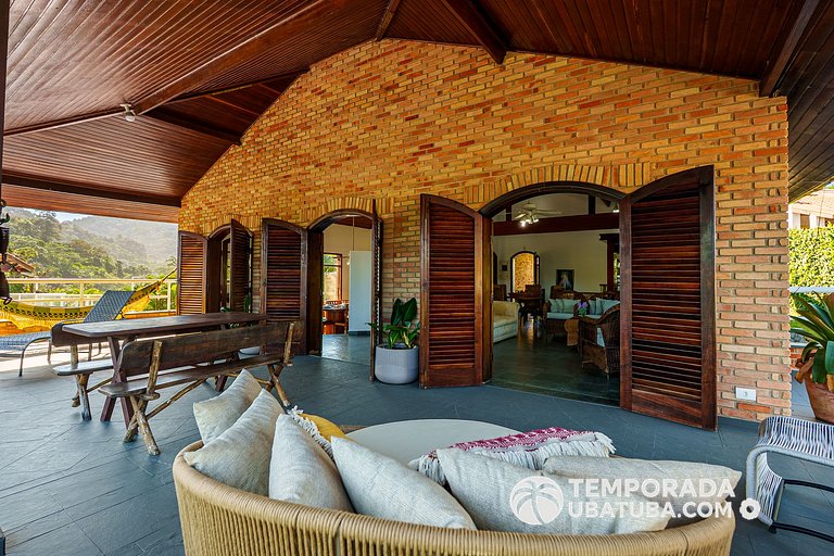 CASA5 - Belissima casa 5 suites c/ vista mar, condomínio fec