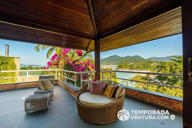 CASA5 - Belissima casa 5 suites c/ vista mar, condomínio fec