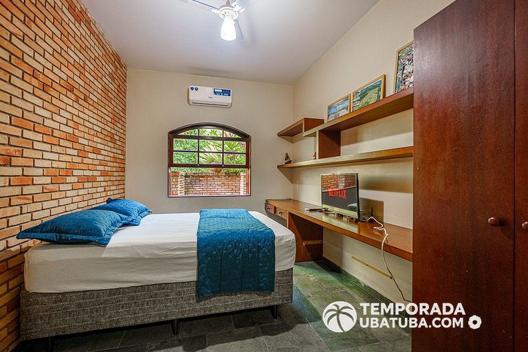 CASA5 - Belissima casa 5 suites c/ vista mar, condomínio fec