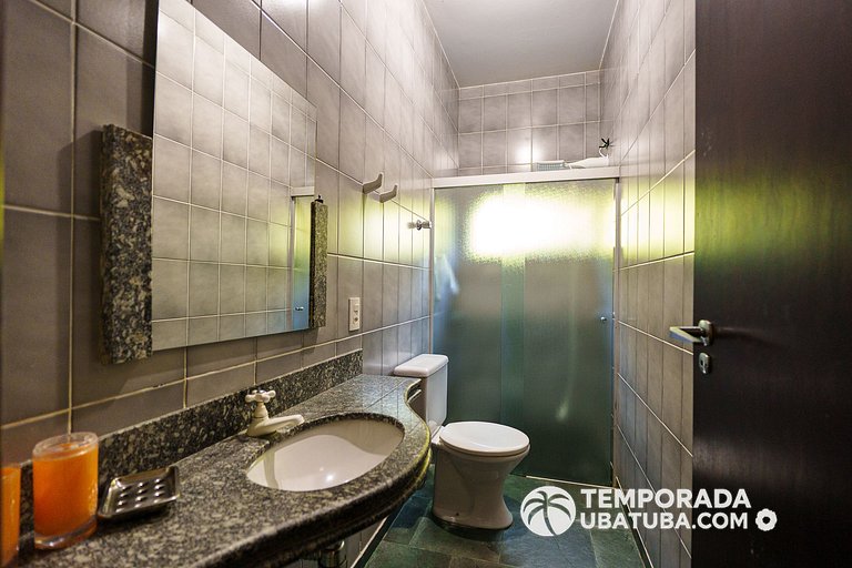CASA5 - Belissima casa 5 suites c/ vista mar, condomínio fec