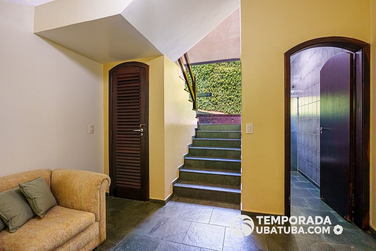 CASA5 - Belissima casa 5 suites c/ vista mar, condomínio fec