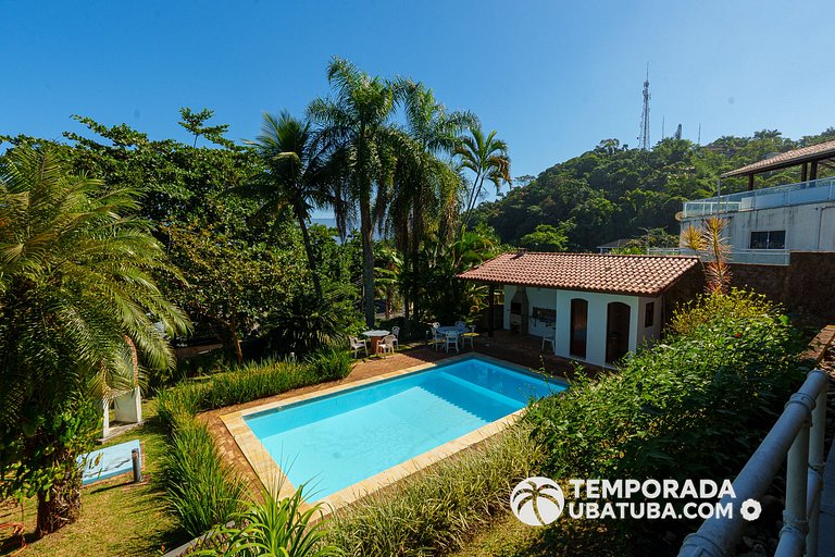 CASA5 - Belissima casa 5 suites c/ vista mar, condomínio fec