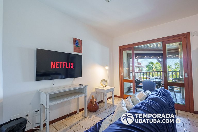 33S – Ap 3 dorm fte mar Praia Grande & Bali Resort