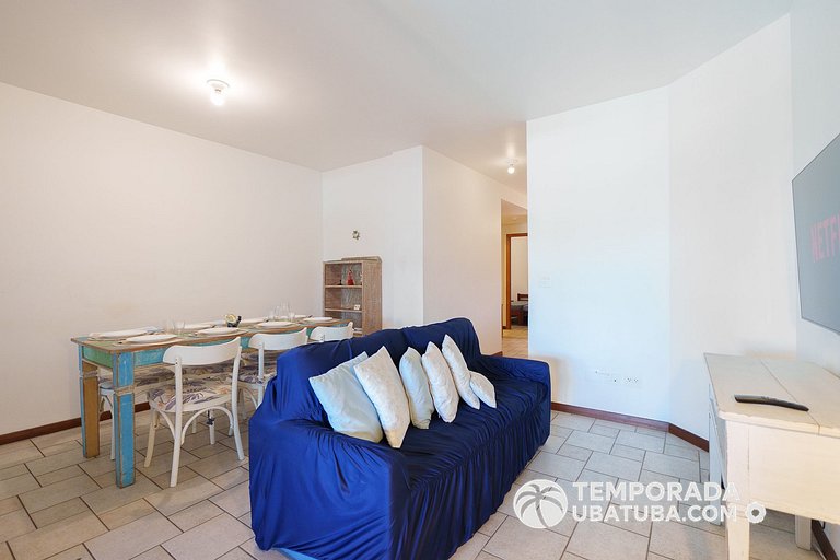 33S – Ap 3 dorm fte mar Praia Grande & Bali Resort