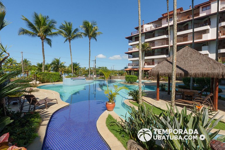 33S – Ap 3 dorm fte mar Praia Grande & Bali Resort