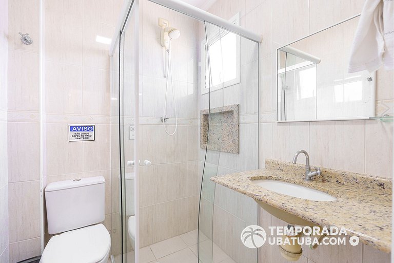 44GB - Cobertura duplex a 50m da Praia 12 pessoas