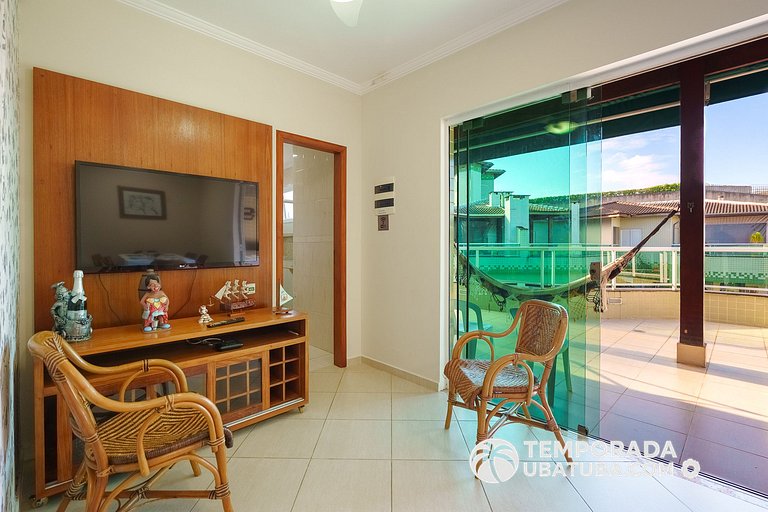 44GB - Cobertura duplex a 50m da Praia 12 pessoas
