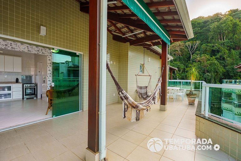 44GB - Cobertura duplex a 50m da Praia 12 pessoas