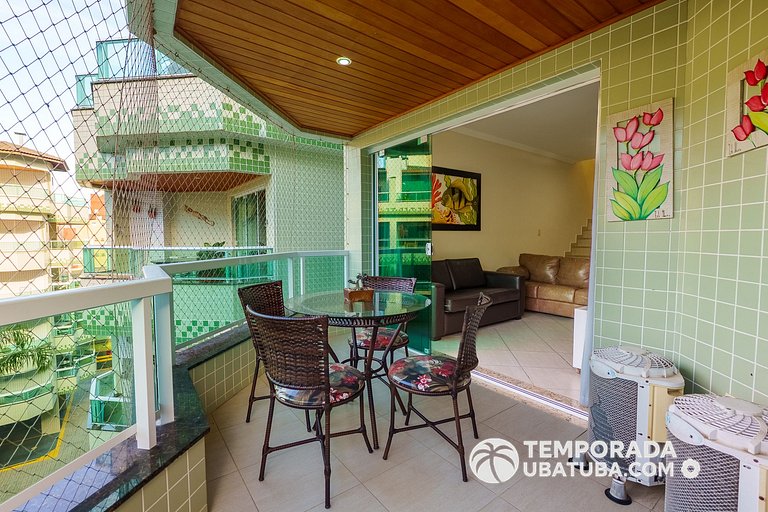 44GB - Cobertura duplex a 50m da Praia 12 pessoas