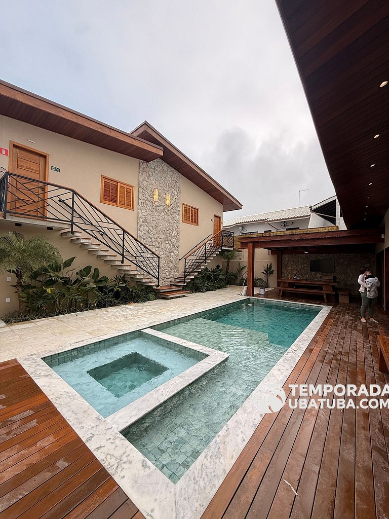 CASAPREMIUM - 8 qtos piscina aquecida Praia Grande
